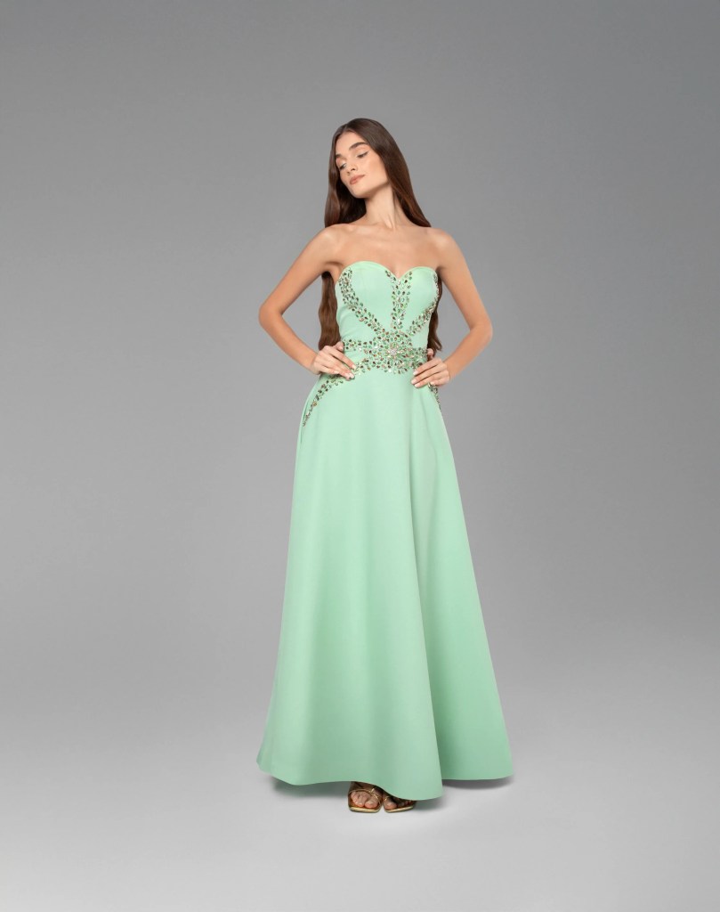 Front View Nightdress ND105 Betsa Amiri