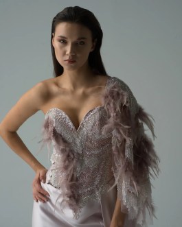 FEATHERE NIGHT DRESS