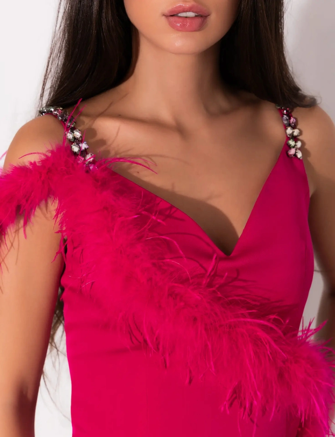 FLARE FUCHSIA CASUAL DRESS - Image 3