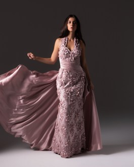 ROSALIND DUSTY PINK NIGHT DRESS