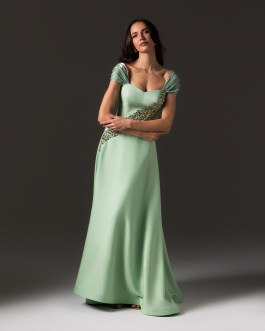 NERIAH LIGHT GREEN NIGHT DRESS