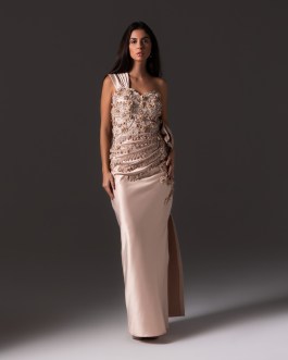 ALTHEA BEIGE NIGHT DRESS