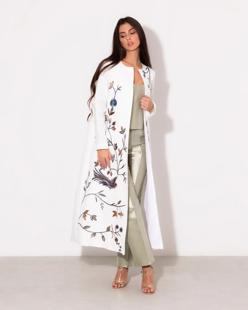 AVIARY ABAYA HAND-MADE EMBROIDERY