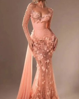 BLOSSOM EVENING DRESS