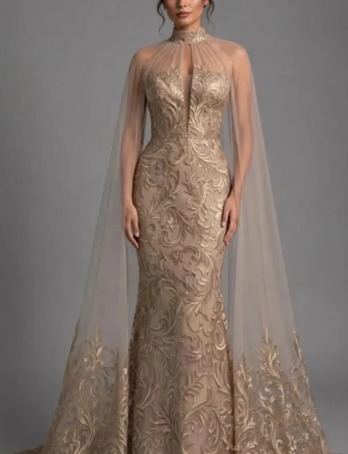 OPALINE EVENING DRESS
