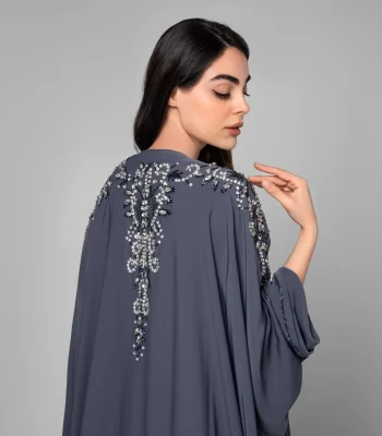 Back View Abaya AB111 Betsa Amiri