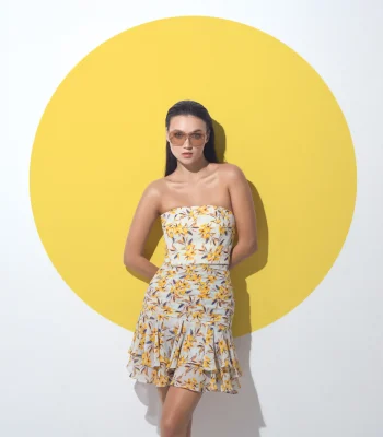 Front View Casual Dress CD117 Betsa Amiri