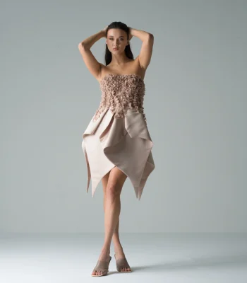 Front View Nightdress ND119 Betsa Amiri