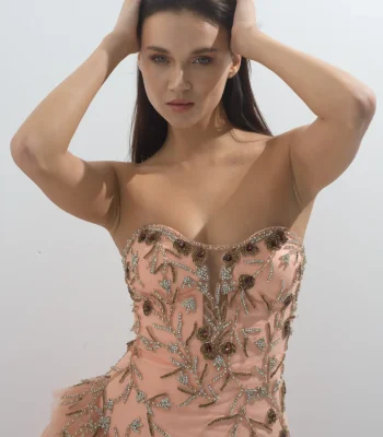 Close-Up View Nightdress ND123 Betsa Amiri