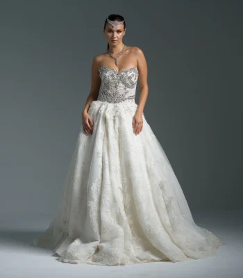 Luxury Wedding Dress WD126 with Elegant Design in Dubai